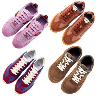 足元はレトロスニーカーが気分！【グッチ、エルメス、セリーヌ、ボッテガ ・ヴェネタ】の新作をチェック！