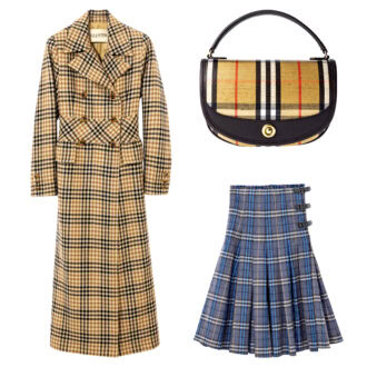 トラッド気分を満喫！【ヴァレンティノ、バーバリー】のチェック柄アイテム4選