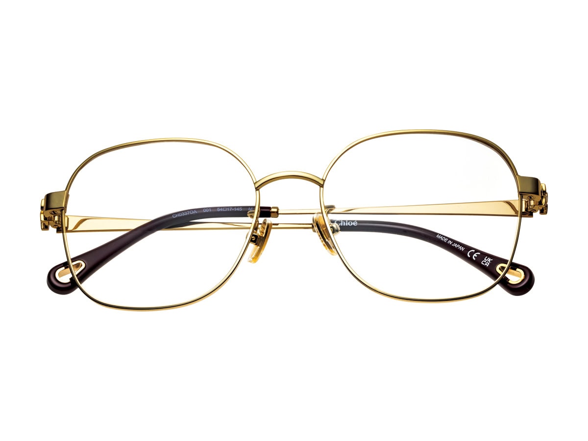 ジャパンメイドのアイウエア。（クロエ／ケリング アイウエア ジャパン カスタマーサービス）