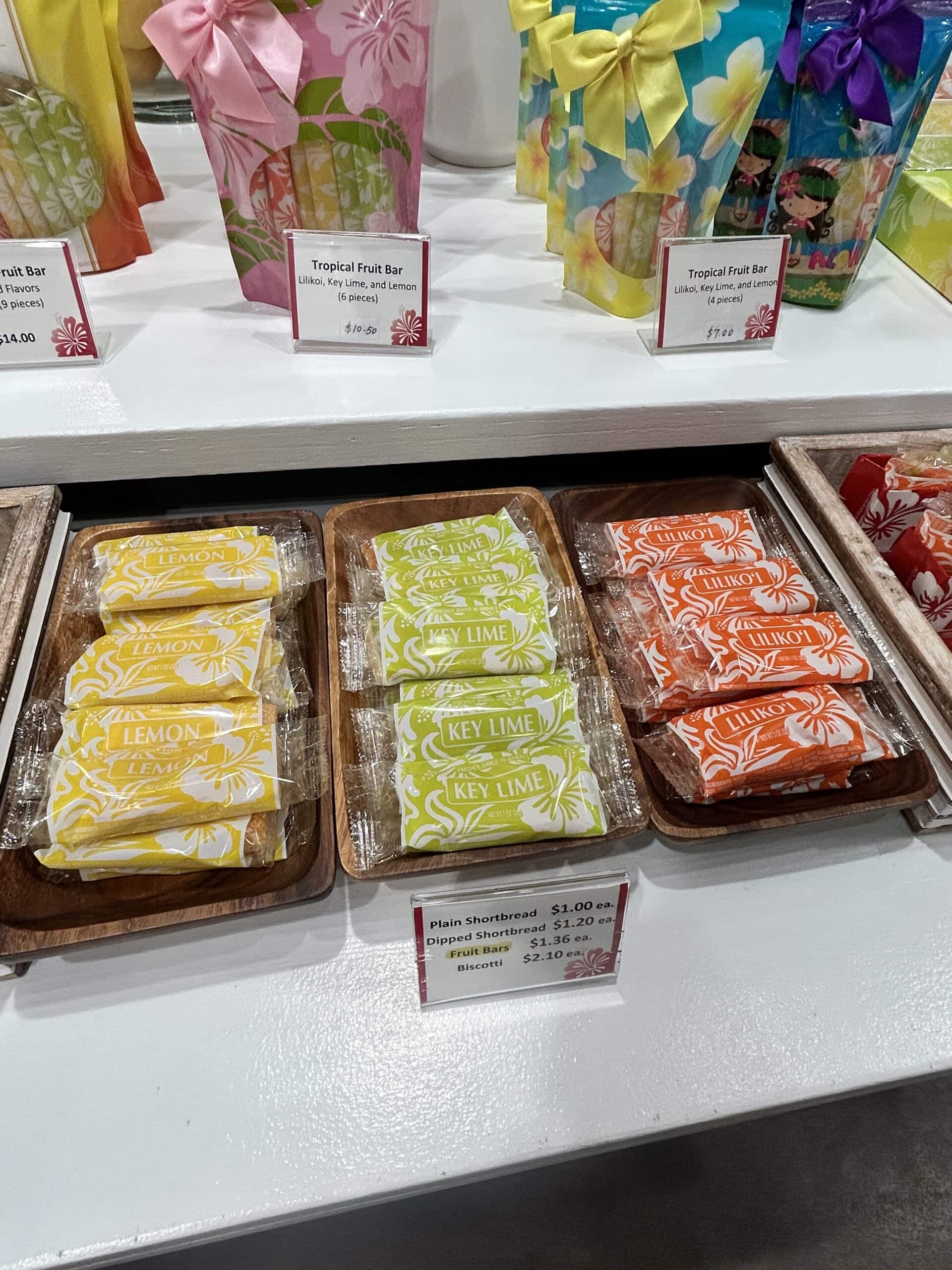 お土産に人気のフルーツバー