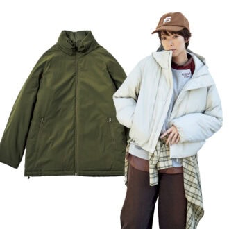 4桁プライスで買える！ ユニクロと洋服の青山の本格派【中綿アウター】