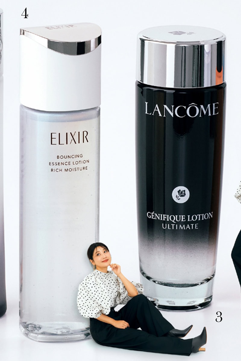3. LANCÔME／ジェニフィック アルティメ エッセンス ローション 、4. ELIXIR／リフトモイスト ローション しっとりタイプ ba