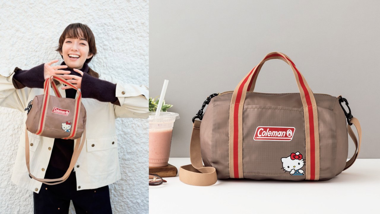 【話題！】InRed12月号増刊の特別付録は【コールマン×ハローキティ】のボストン型ポシェット！