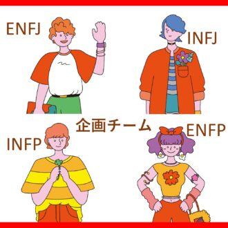 【16タイプ性格診断】企画チーム（ENFJ、ENFP、INFJ、INFP）の基本性格や恋愛、仕事、人間関係など徹底解説