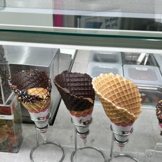 チョコレートトッピングもできます