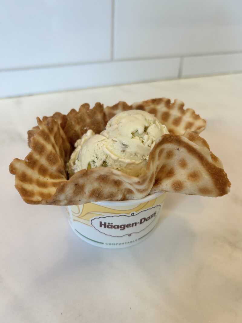 ピスタチオのアイスクリーム