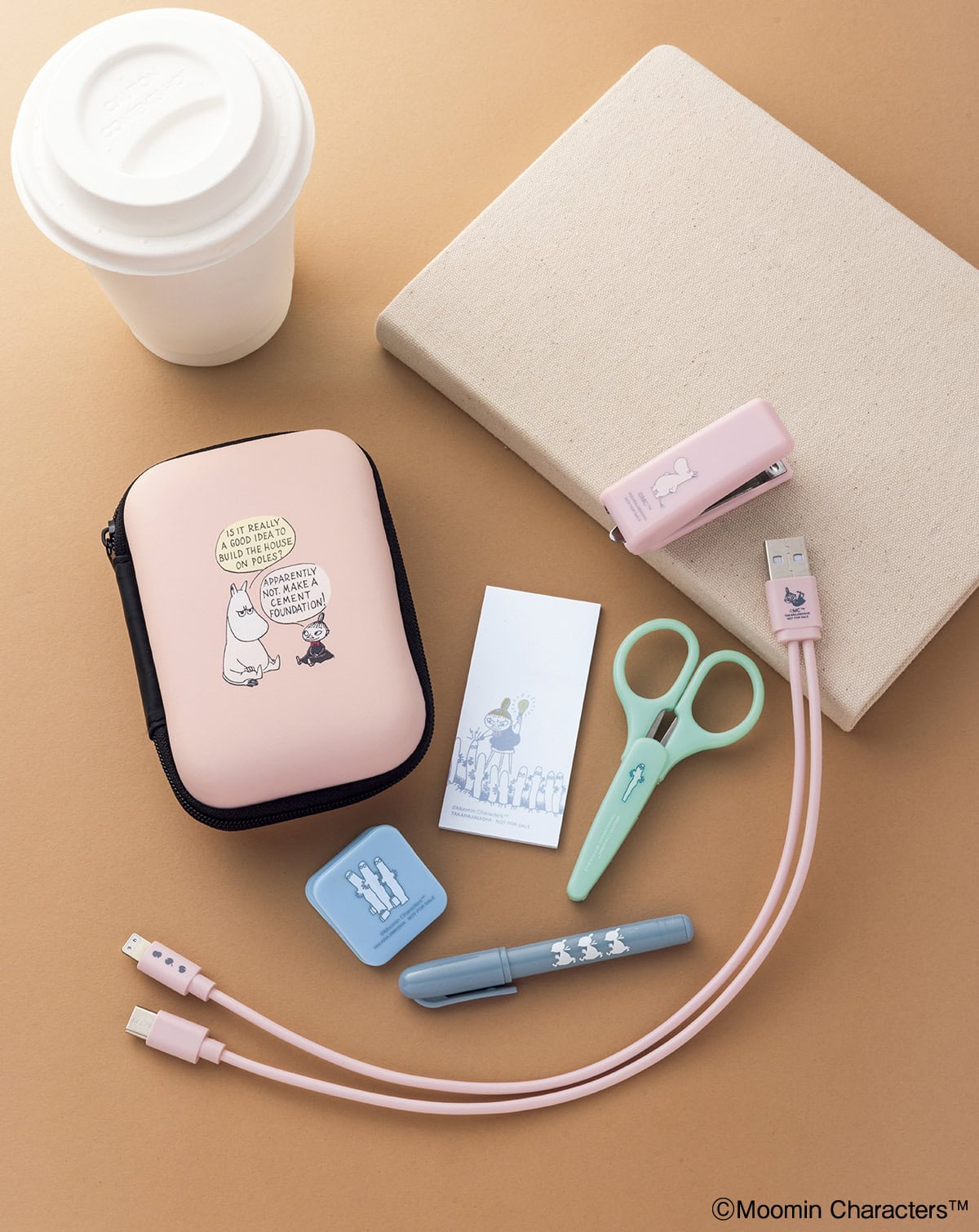 InRed 2026年 1月・2月合併号 【付録1】ムーミン ミニミニ文具セット