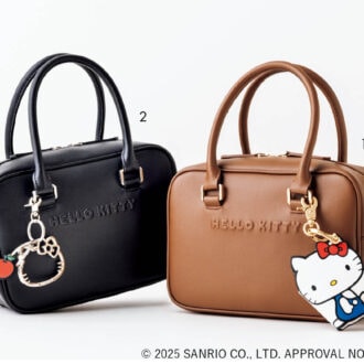 1.ボストンバッグ［H15×W22×D8］¥19,800、ボディレザーチャーム［H8.5×W7］¥5,500、2.フェイスカラビナ［H5×W6］¥3,850（すべてスピック&スパン／スピック＆スパン ルミネ有楽町店）※2026年1月上旬から中旬発売予定