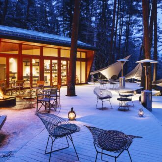 【星のや富士】冬のクラウドテラス