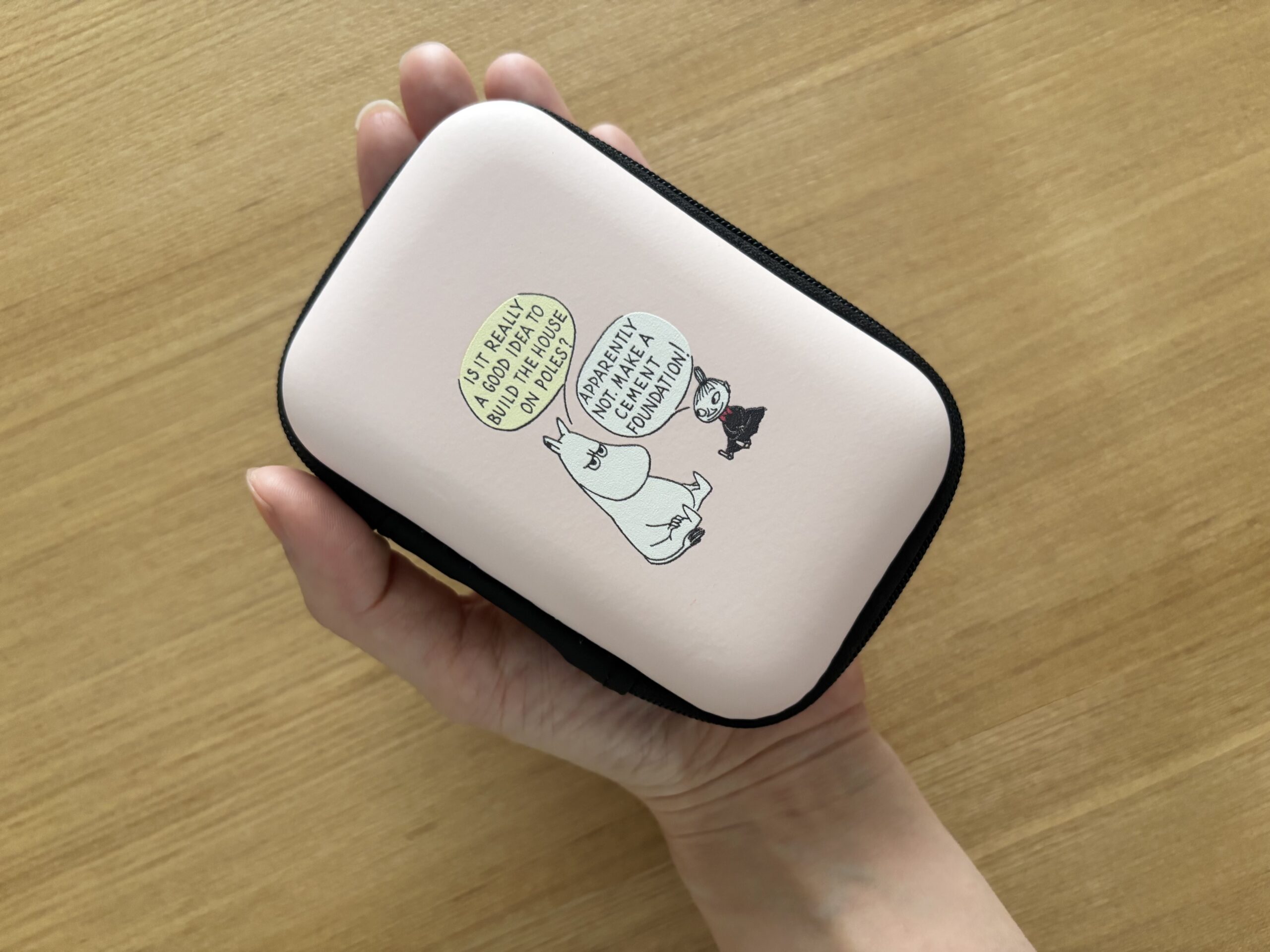 InRed（インレッド）1月・2月合併号付録　ムーミン ミニミニ文具セット　1.ケース