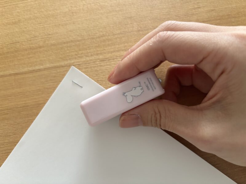 InRed（インレッド）1月・2月合併号付録　ムーミン ミニミニ文具セット　2.ステープラー