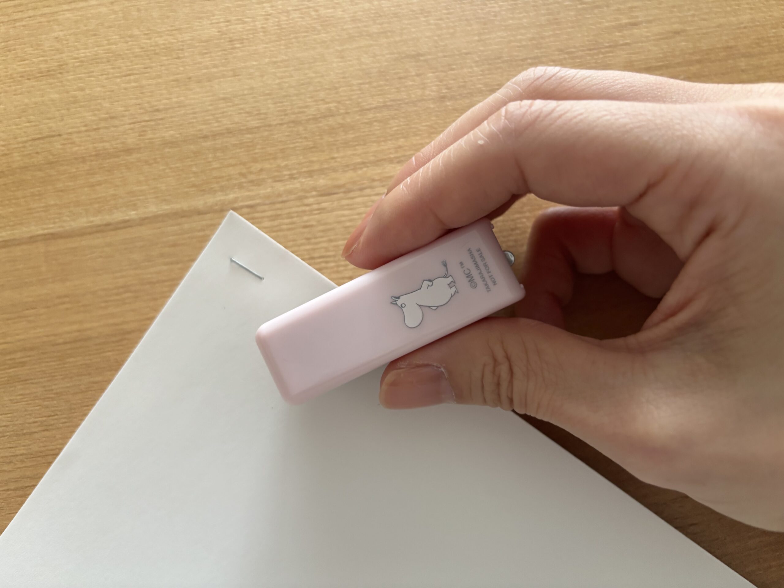 InRed（インレッド）1月・2月合併号付録　ムーミン ミニミニ文具セット　2.ステープラー