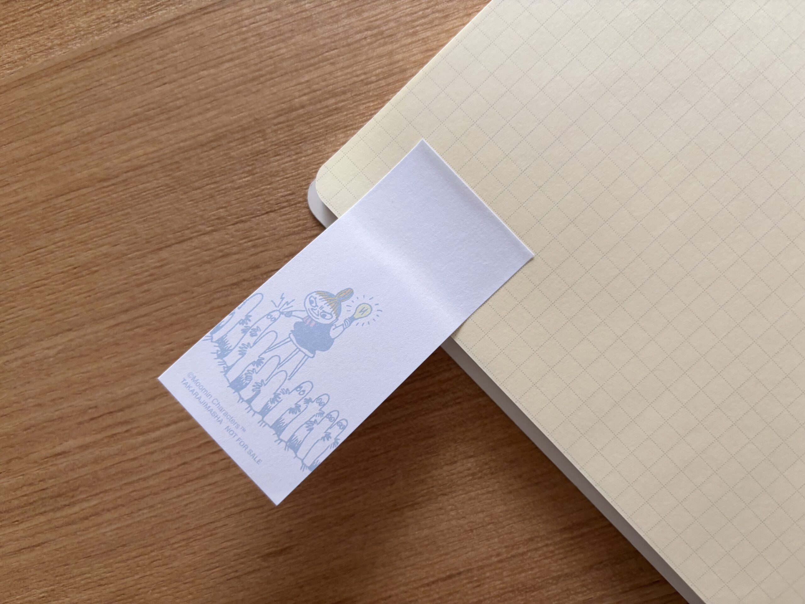 InRed（インレッド）1月・2月合併号付録　ムーミン ミニミニ文具セット　3.ふせん