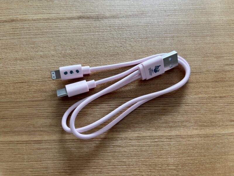 InRed（インレッド）1月・2月合併号付録　ムーミン ミニミニ文具セット　7.USBケーブル