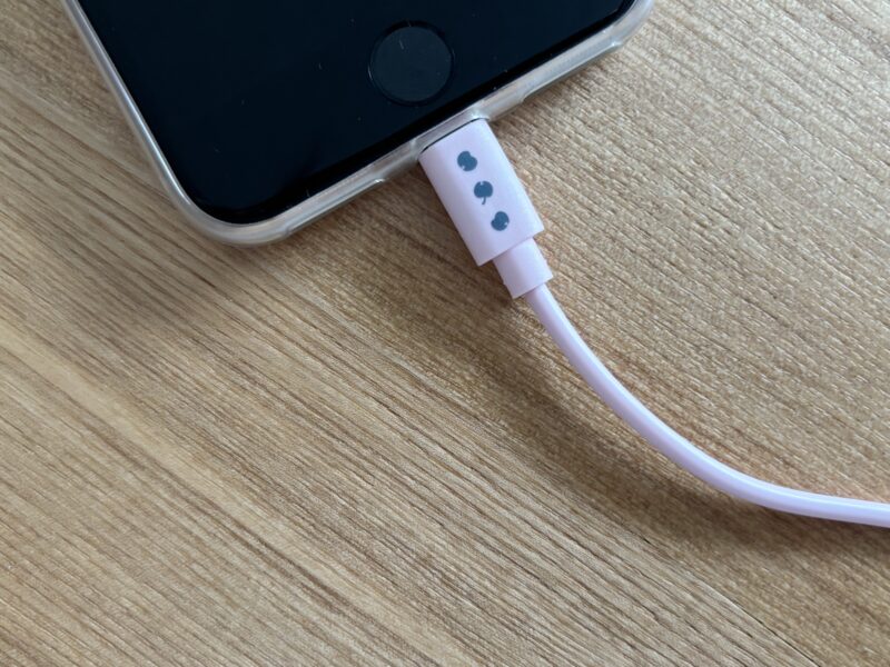 InRed（インレッド）1月・2月合併号付録　ムーミン ミニミニ文具セット　7.USBケーブル