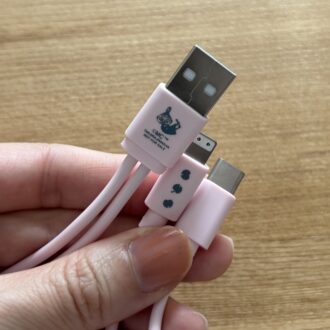 InRed(インレッド)1月・2月合併号付録 ムーミン ミニミニ文具セット 7.USBケーブル