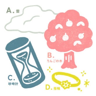 【心理テスト】このイラストで最初に目に入ったものはどれ？　「あなたが無意識に求めている愛され方」がわかる