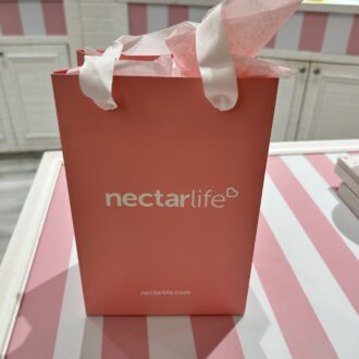 ピンクのショッパー