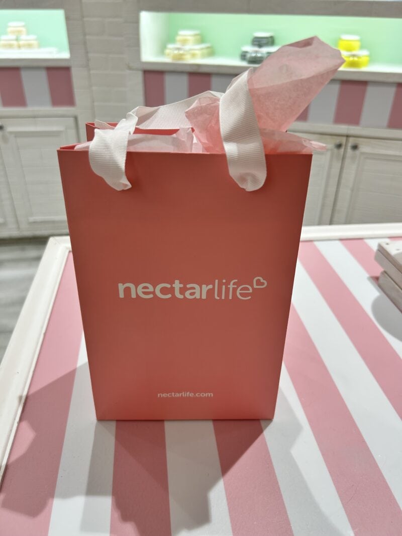 ピンクのショッパー