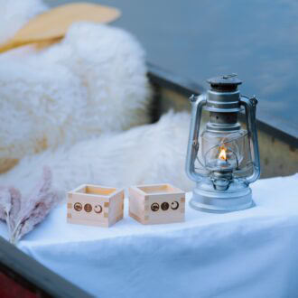 【星のや富士】日の出カヌーで提供される甘酒