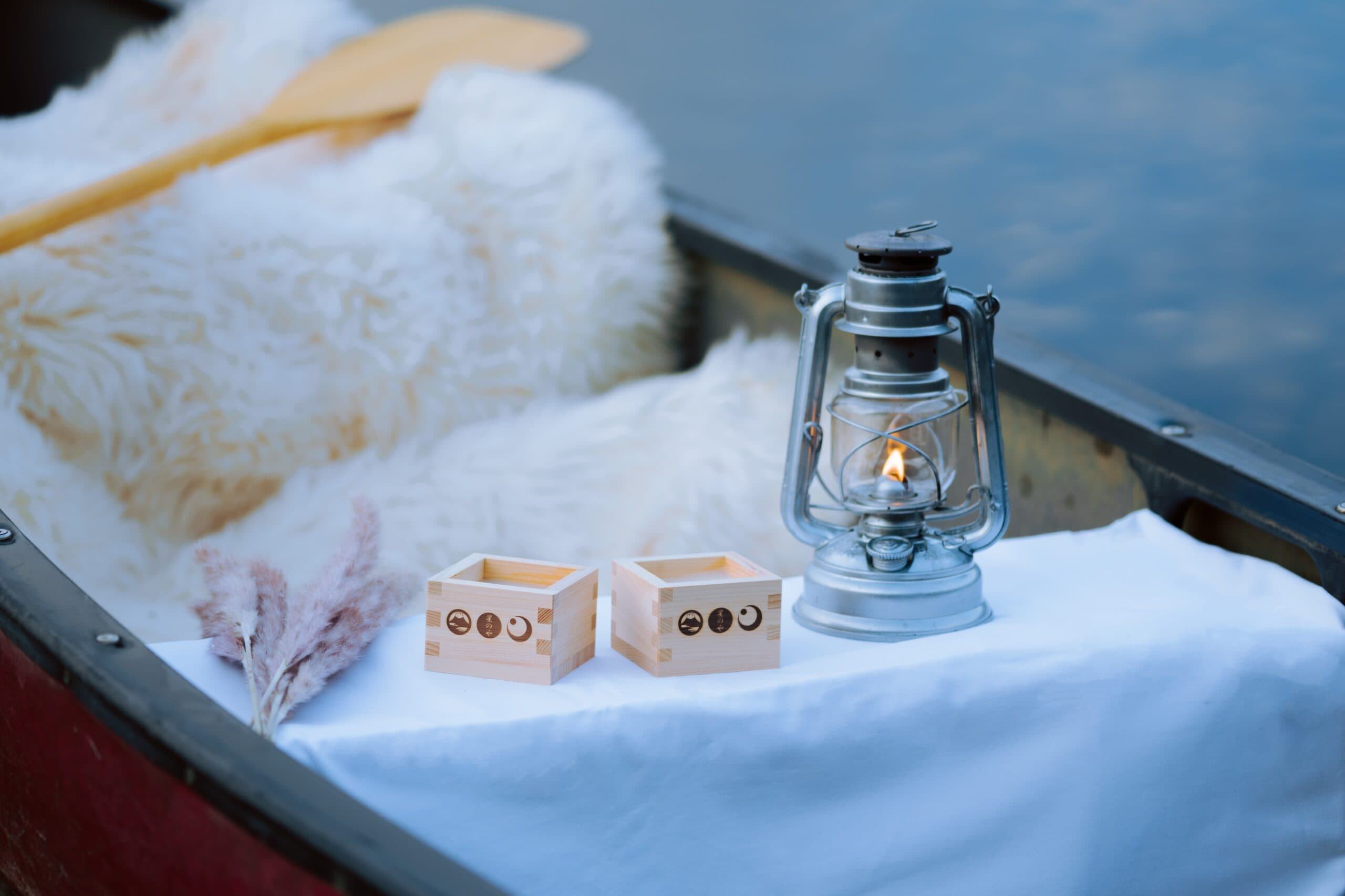 【星のや富士】日の出カヌーで提供される甘酒