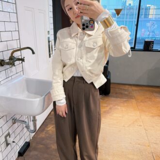 【スナップ】Gジャン×スラックスでメンズライクに！ 品よくまとめた大人カジュアル