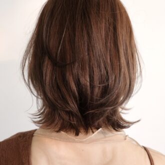 30代ヘアスタイル、レイヤーボブ、SHEA aoyama、バック