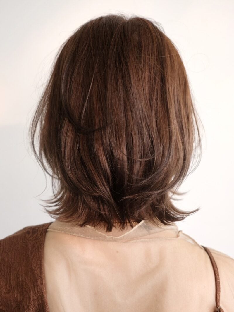 30代ヘアスタイル、レイヤーボブ、SHEA aoyama、バック