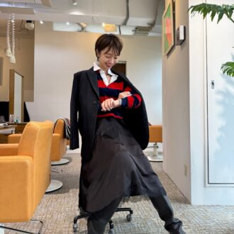 【30代スナップ】ブラックは多めに使うのが攻略のカギ！ 大人がチャレンジする冬のスポーツMIX