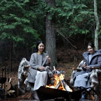 【星のや富士】焚火を囲む「開運のひととき」