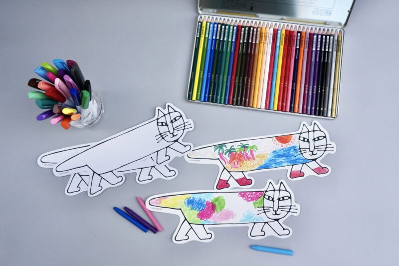 マイキーのぬり絵