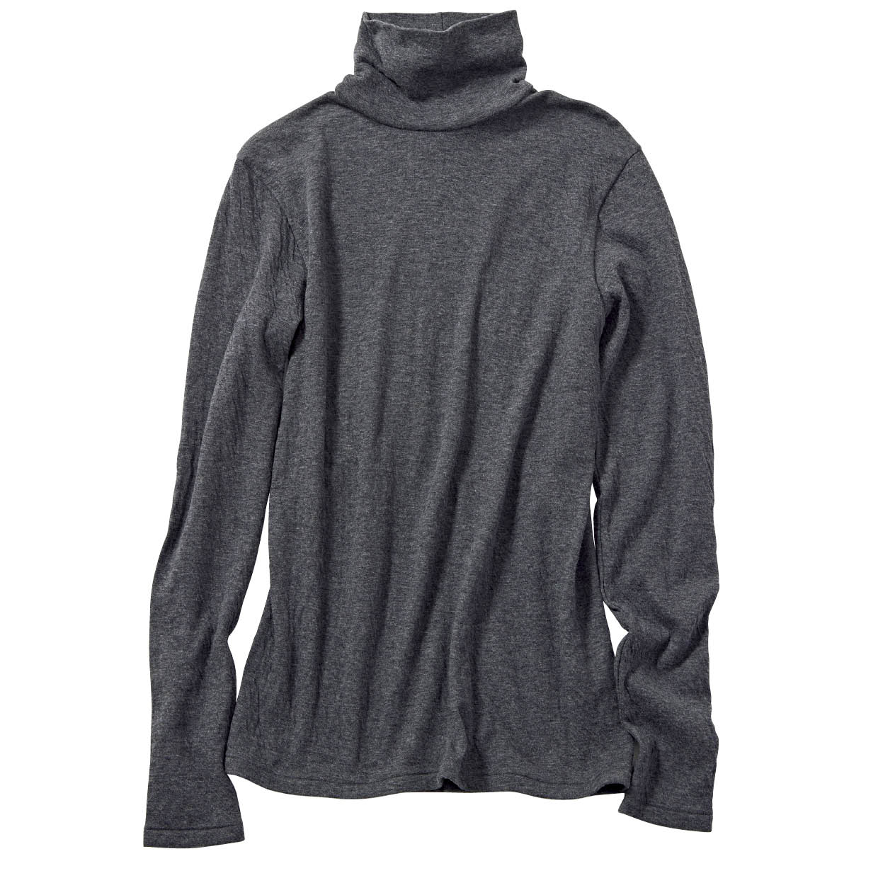 コットンカシミヤタートルネックTシャツ￥3,990（ムジラボ／無印良品 代官山）