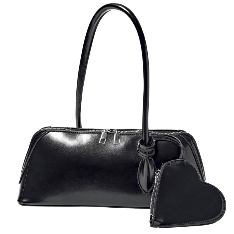 ハートポーチチャーム付きワンハンドルバッグ¥5,170(ビタ/アンティローザ)