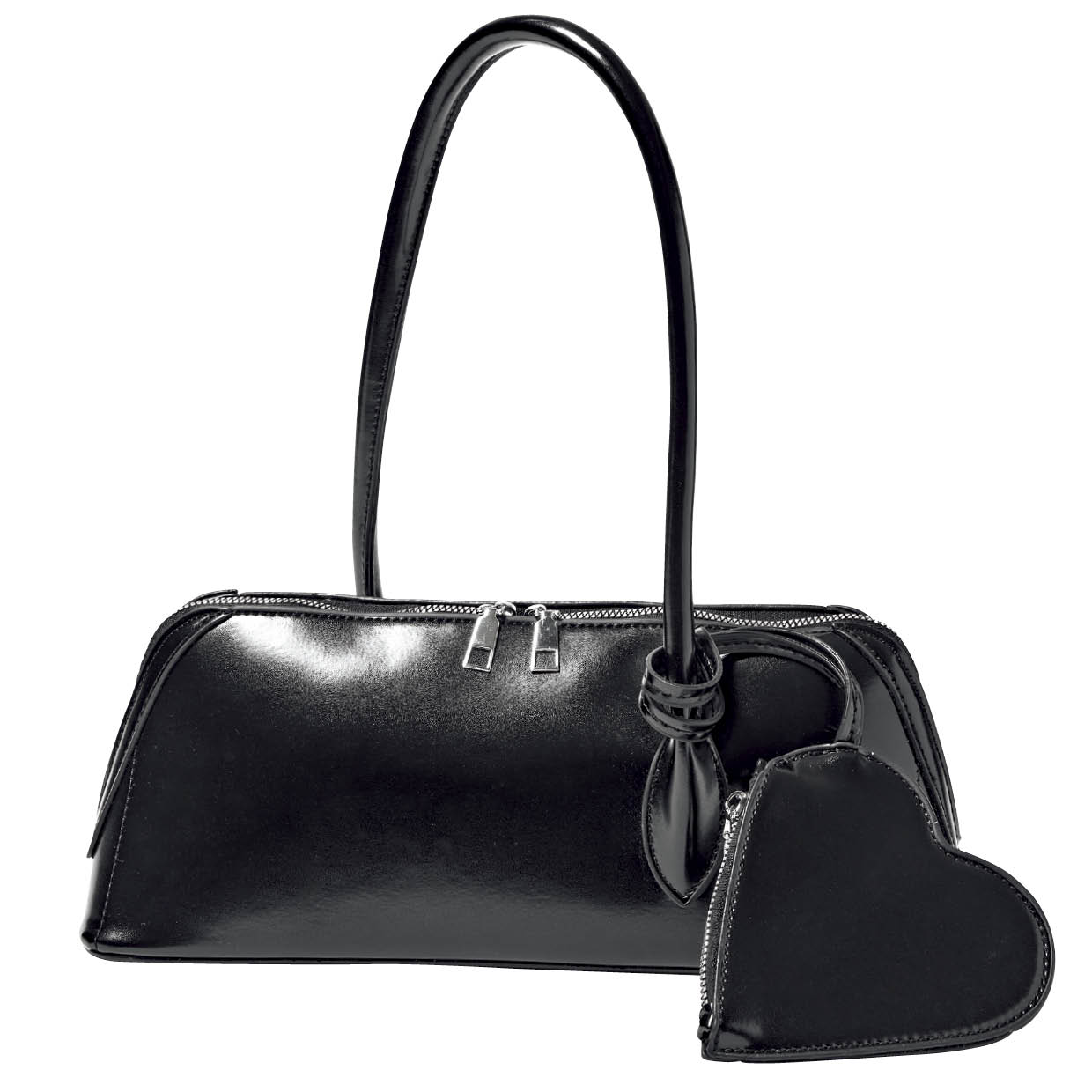 ハートポーチチャーム付きワンハンドルバッグ￥5,170（ビタ／アンティローザ）