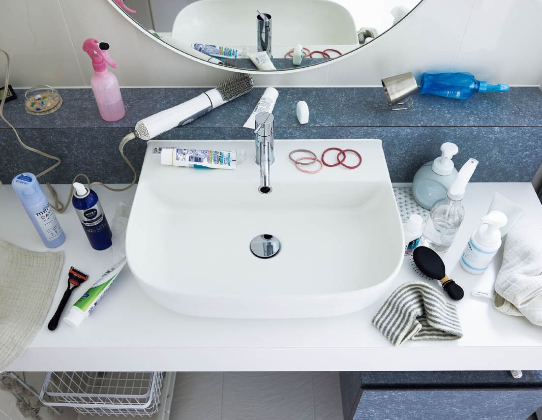 不要なものは置かないよう厳選する