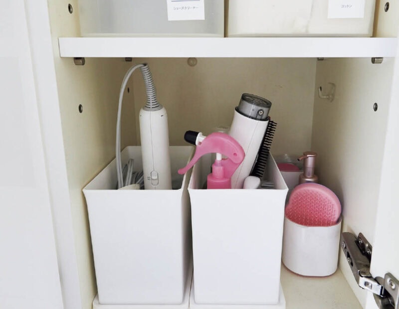 入れたいものに合わせて収納用品を選ぶ