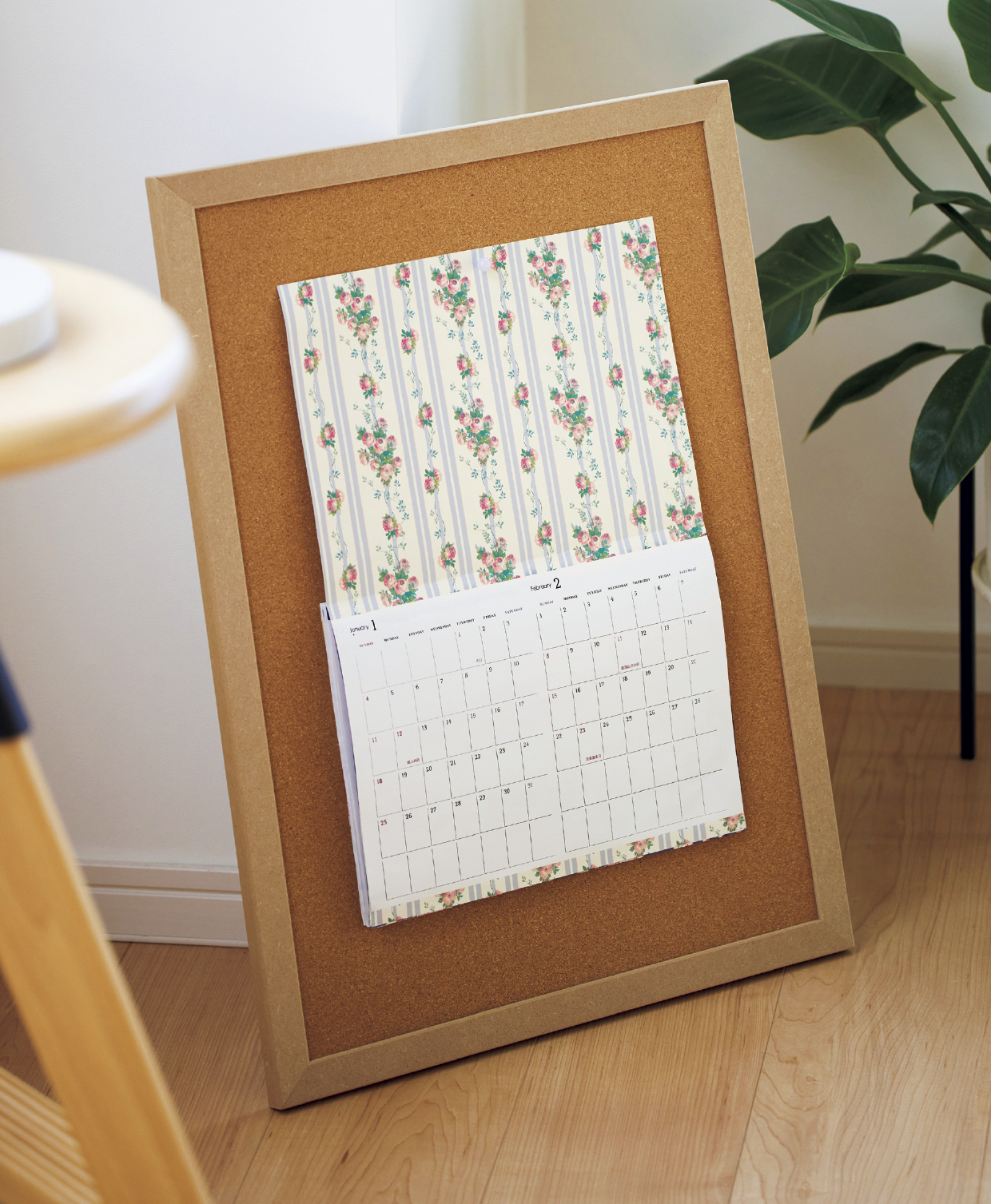 インレッド付録1月・2月合併号付録／コルクボードにピンで貼り付ける