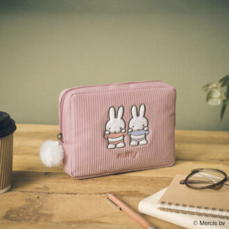 2月6日発売！【インレッド3月号増刊】の【ミッフィー付録】は、ミッフィーの刺繍入りコーデュロイポーチ