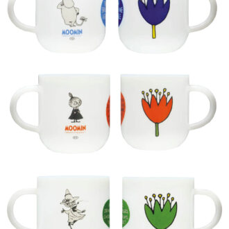 MOOMIN 乳白耐熱マグ［φ8×H8.6］各￥2,970（すべてタカサカ・インターナショナル・ジャパン）