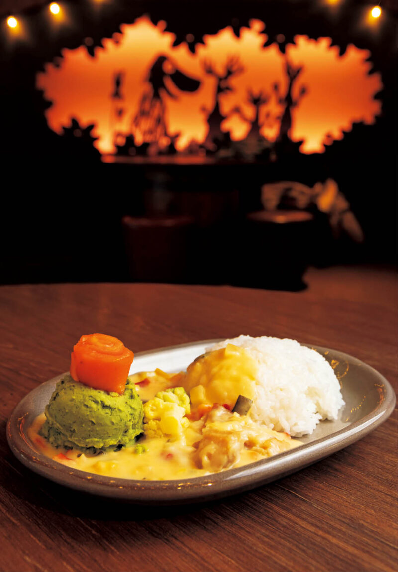 3.ムーミン谷のクリスマスプレート 単品 ¥1,700（ムーミン谷の食堂にて販売）