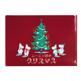 クリアファイル ムーミン谷のクリスマス￥440