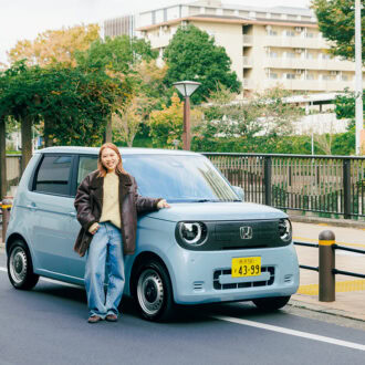 ホンダ N-ONE e: × アングリッドPR 増田理佳子さん