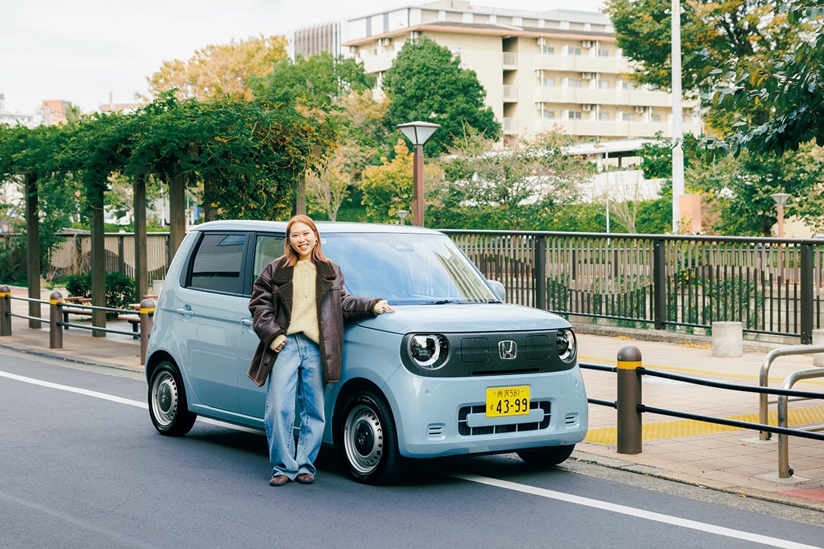 ホンダ N-ONE e: × アングリッドPR 増田理佳子さん