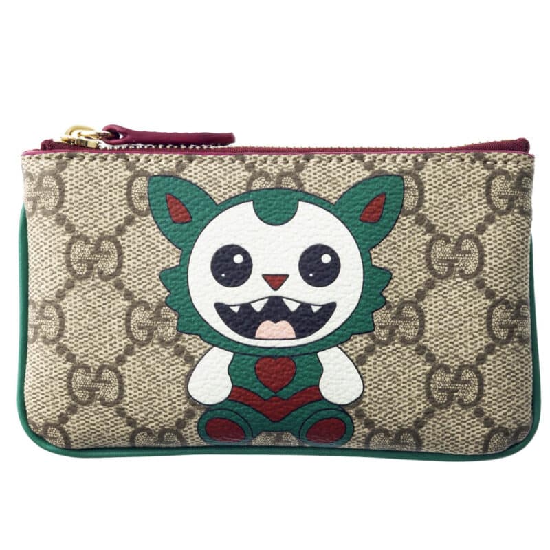 《GUCCI BESTIES》のカードケース。キーリング付き。[H7×W12.5×D1.5]¥66,000（グッチ／グッチ クライアントサービス）