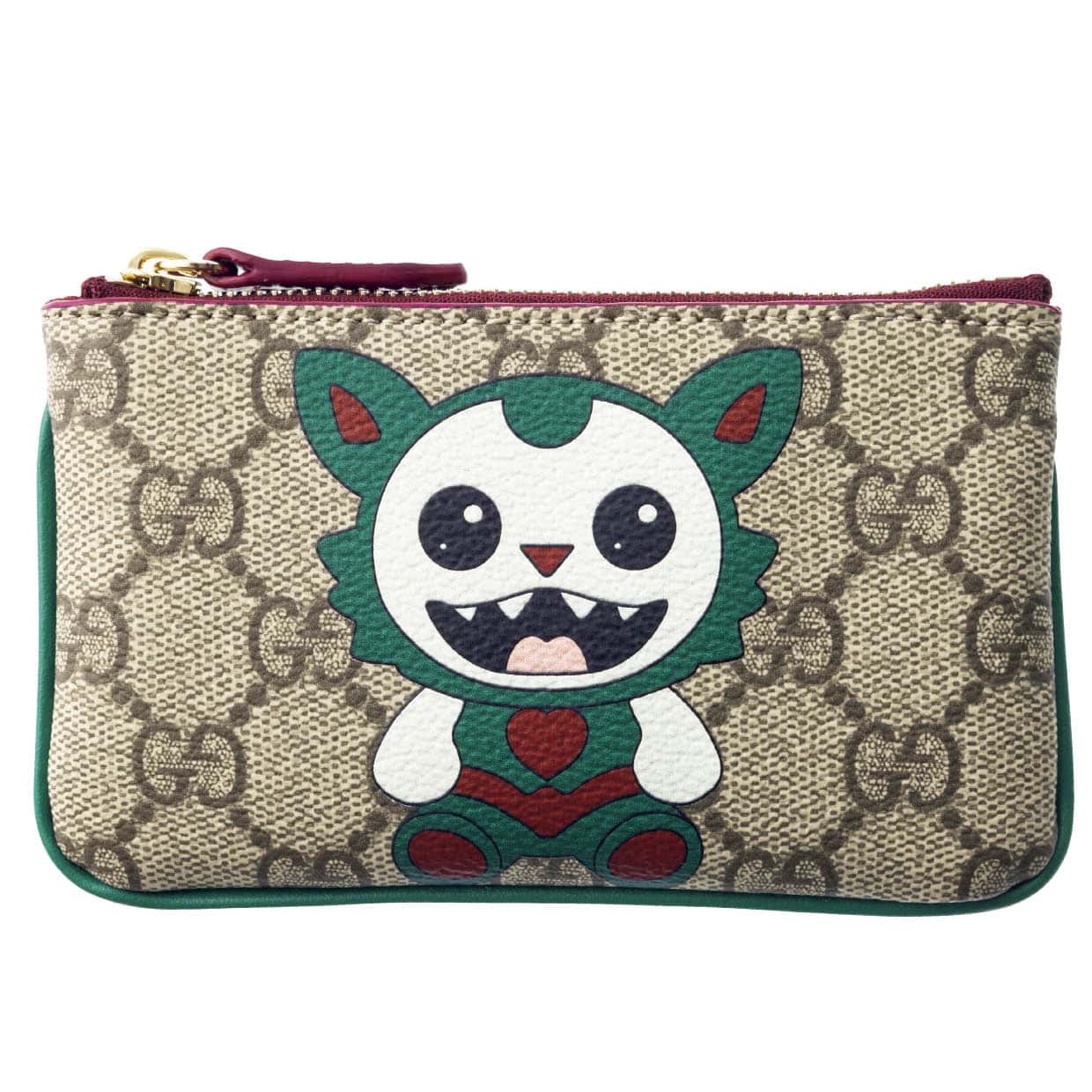 《GUCCI BESTIES》のカードケース。キーリング付き。[H7×W12.5×D1.5]¥66,000（グッチ／グッチ クライアントサービス）