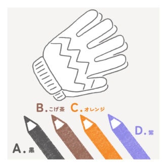 【心理テスト】手袋の色、何色に塗る？「仕事で活かせる隠れた才能」がわかる