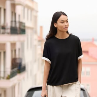 ボクシーニットT　￥2,990