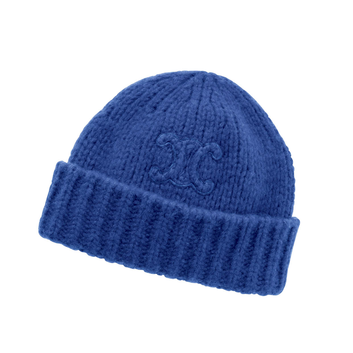 「カシミア×シルクのふんわり肌触りにとろける♡」（K）ビーニー¥105,600※予定価格（セリーヌ／セリーヌ ジャパン）