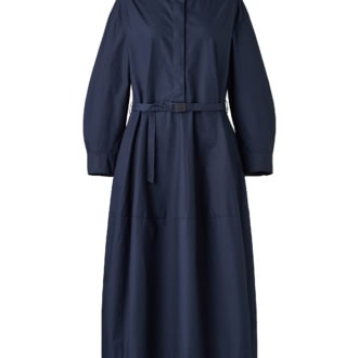 コットンボリュームスリーブワンピース（NAVY）￥4,990