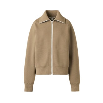 ミラノリブフルジップカーディガン（BEIGE）￥5,990
